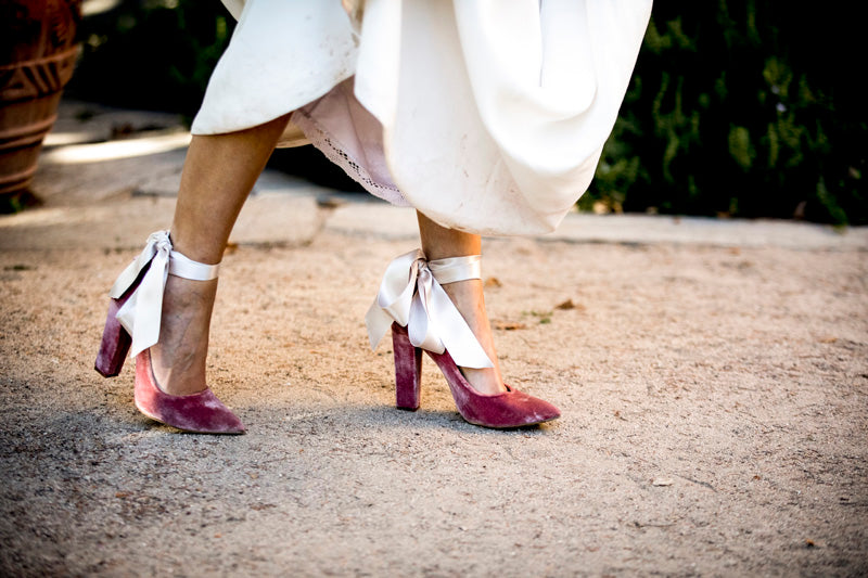 Los zapatos de novia de Patri Carro