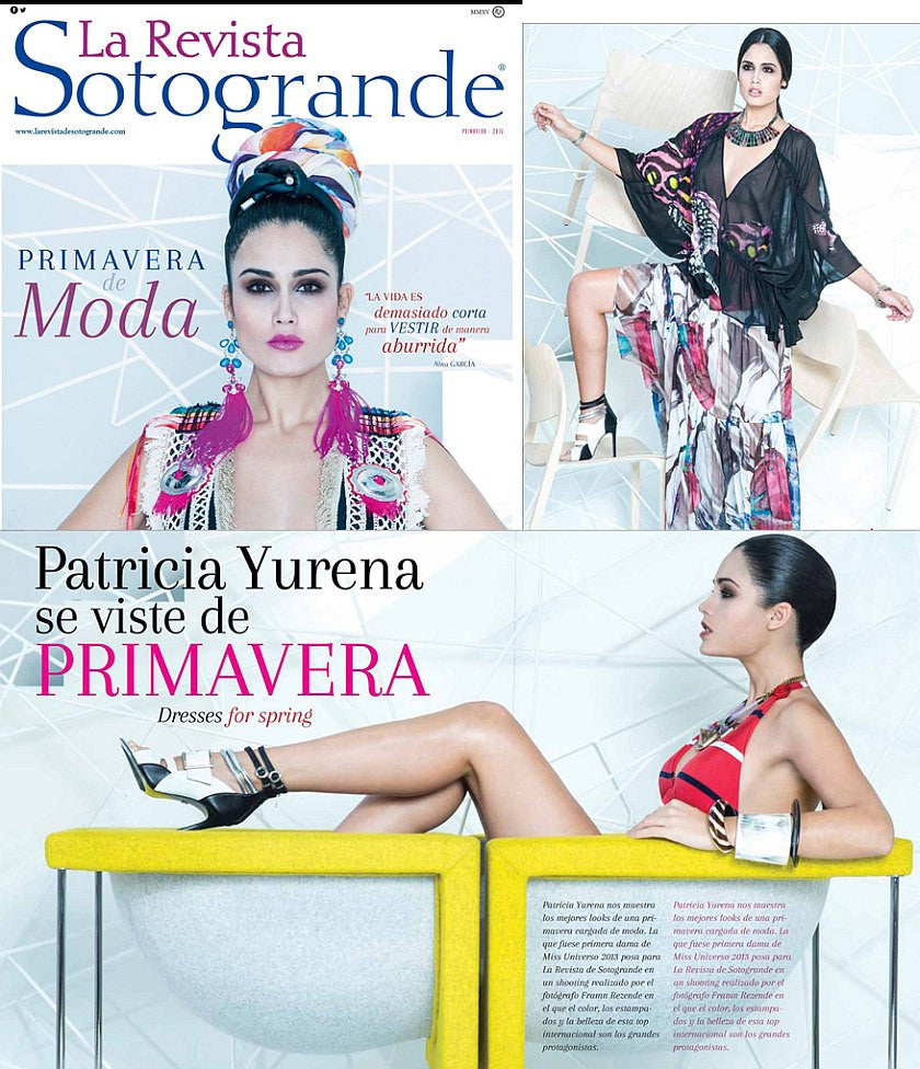Sandalia abotinada de Just-ENE en La Revista Sotogrande con Patricia Yurena