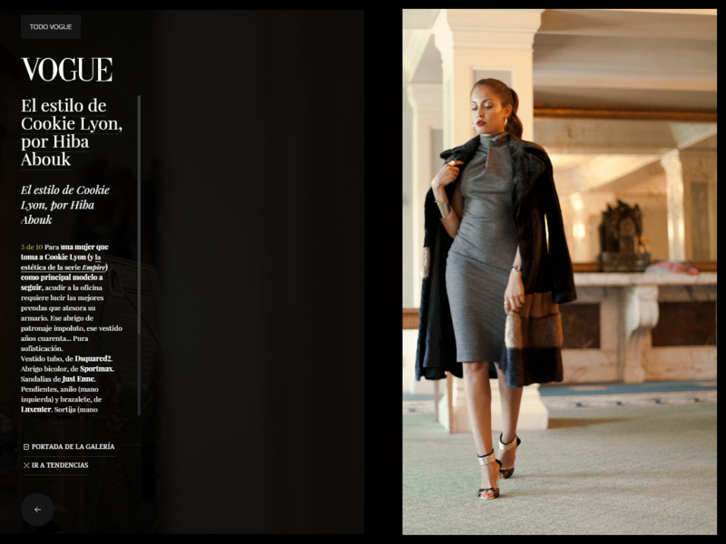 Hiba Abouk con sandalias negras de JustENE