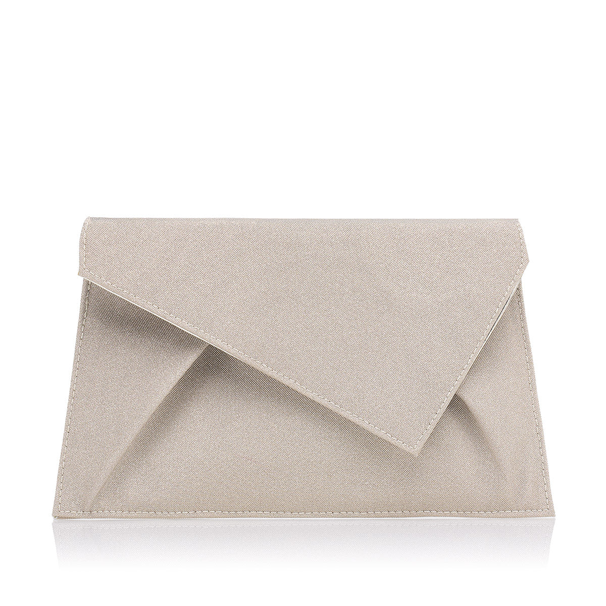 Shoulder bag with tweed fabric in pastel tones