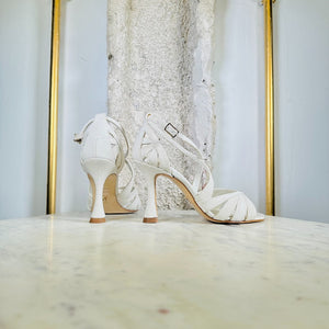 FIORE LINEN SANDAL (8,5cm)