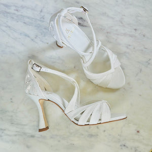 FIORE LINEN SANDAL (8,5cm)