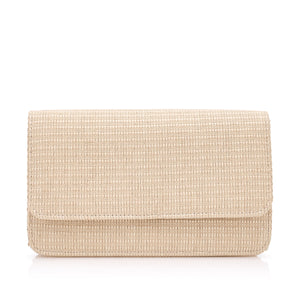 Clutch en rafia natural