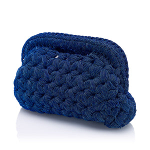 BOLSO CROCHET NAVY BLUE