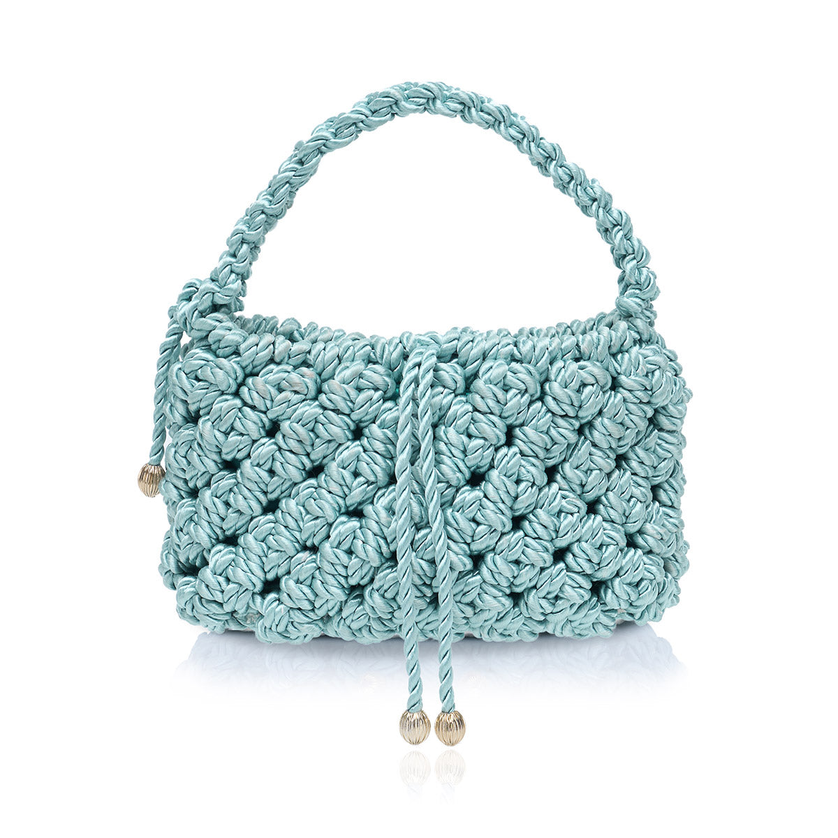 BOLSO KNOTS AQUAMARINE