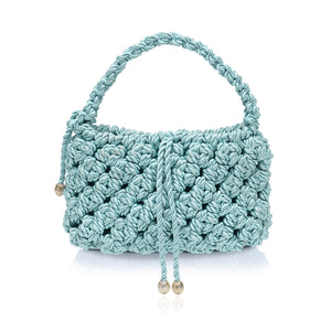 BOLSO KNOTS AQUAMARINE