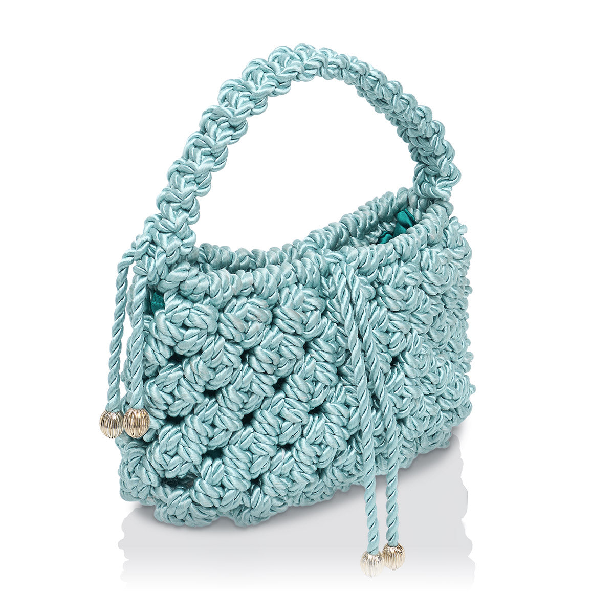 BOLSO KNOTS AQUAMARINE