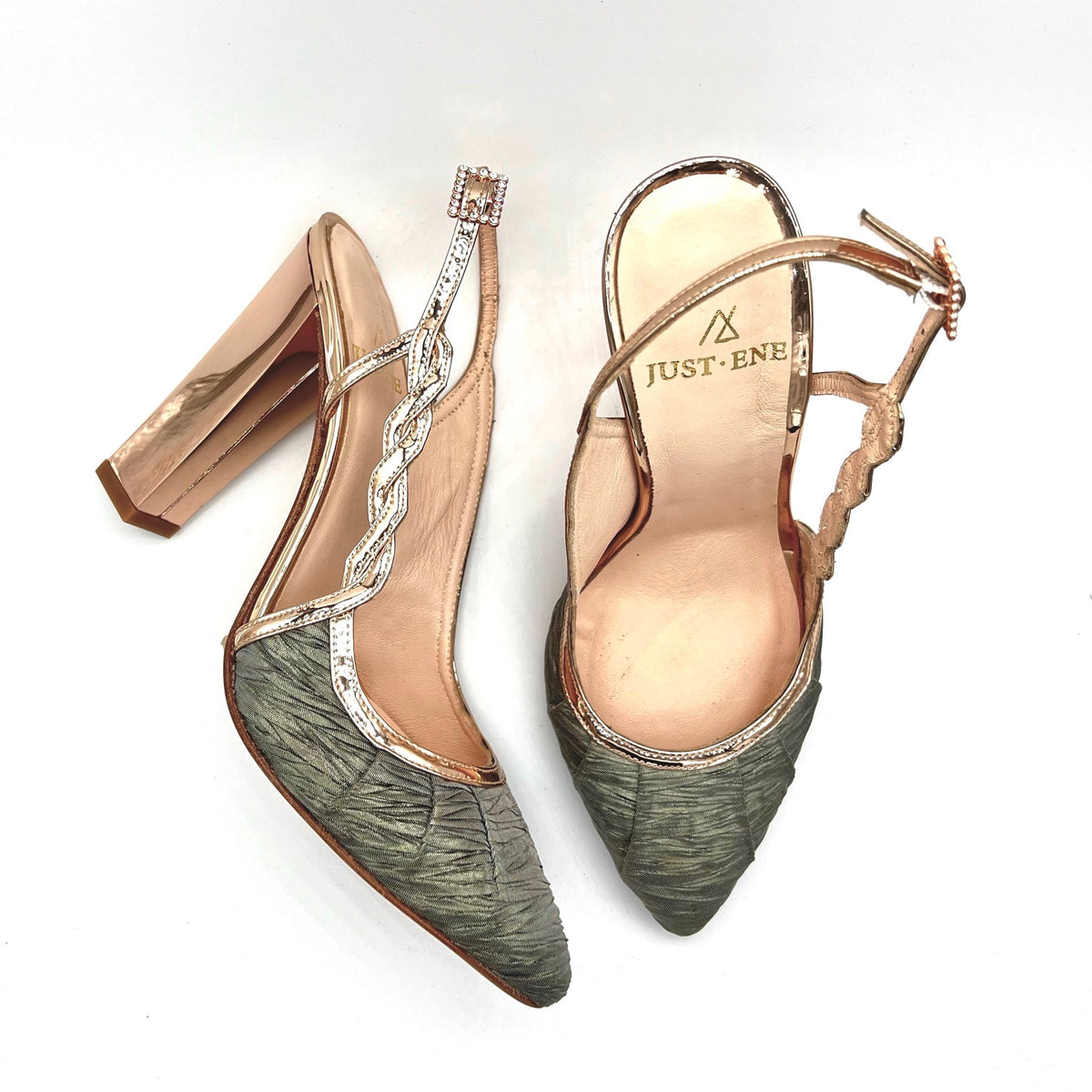 METALLIC SEAT SHOES SIZE 37