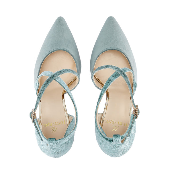 Just Ene Sandalias Azul Aguamarina Blue Or Not Zapato Aguamarina