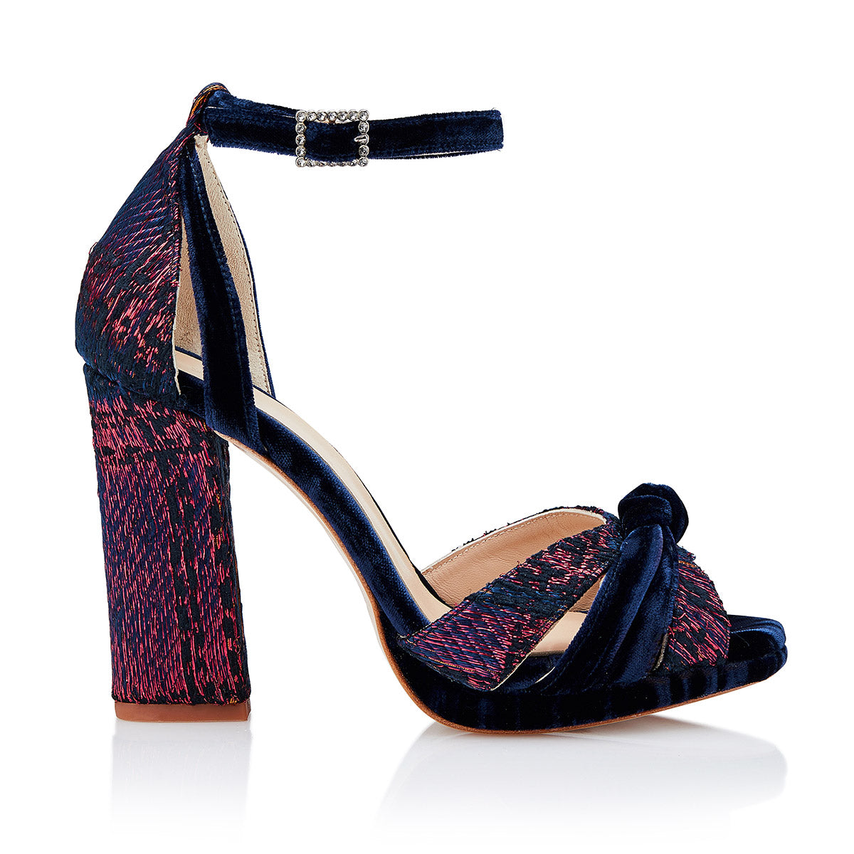 luxe sandals sandalias azul noche