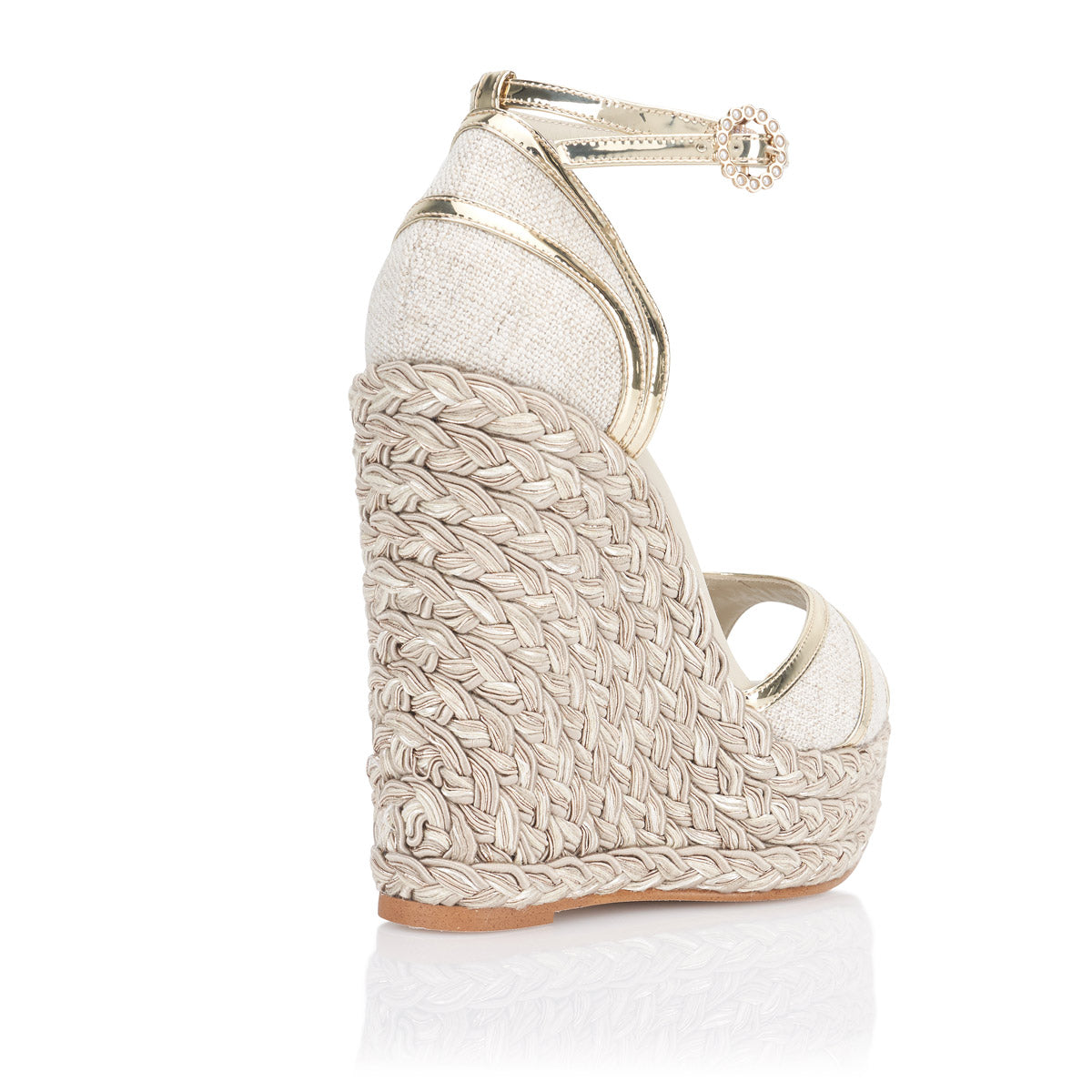 Whitney beige deals espadrille wedges