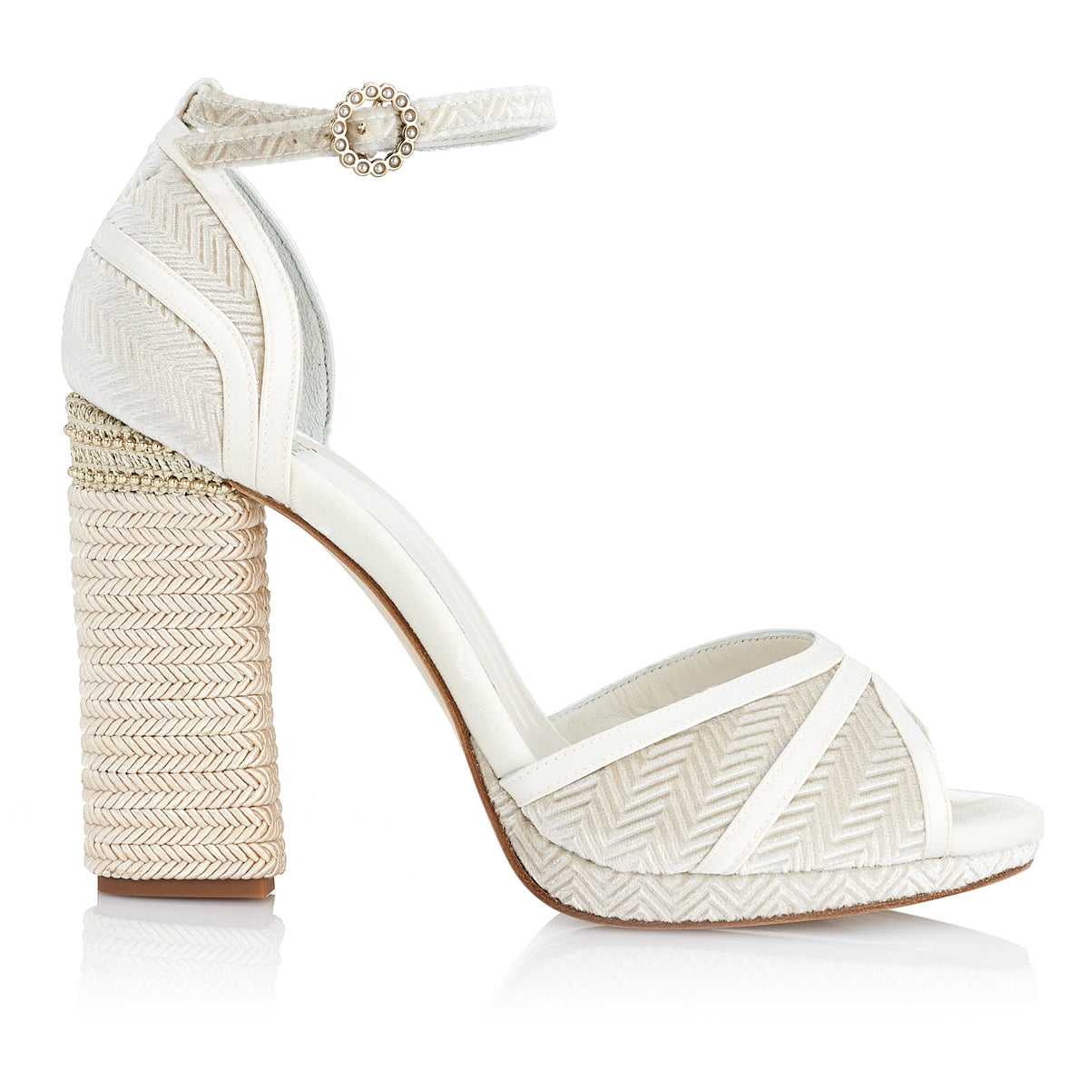 SPIGA WHITE (10 CM WITH PLATFORM)